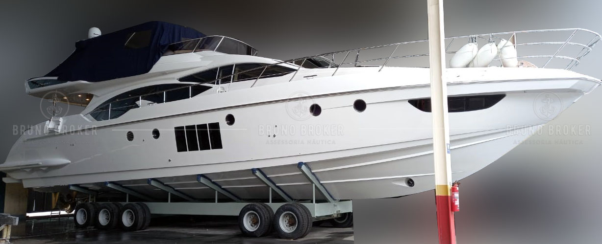 Lancha a venda Angra dos Reis Azimut 2015 em 2x Man 1360 diesel pé de galinha