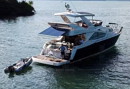 Lancha a venda Angra dos Reis Phantom 640 64 Pés 2015 em 2x Volvo Penta D13-900 diesel Pé de galinha