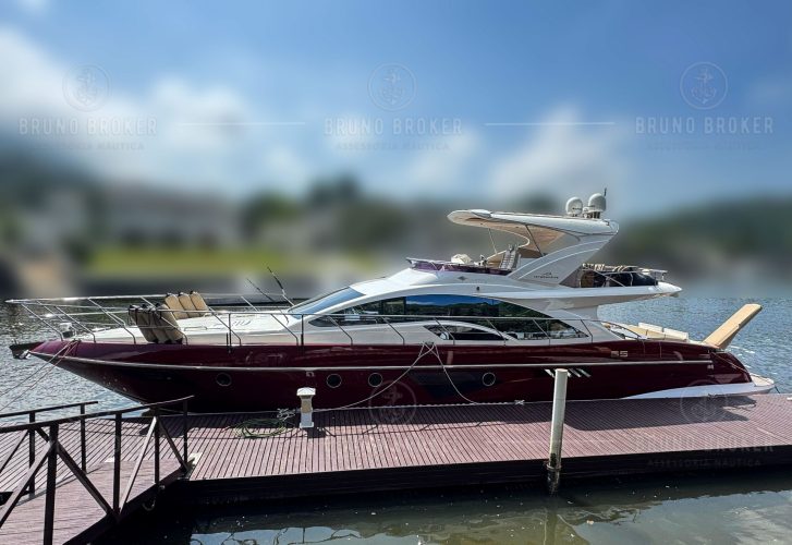 Lancha a venda Angra dos Reis Intermarine 65 65 pés 2014 em 2x MAN 1200 diesel pé de galinha